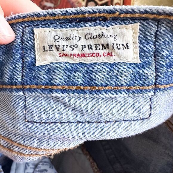 Levi’s Premium 501 High Rize Straight Leg Cropped Diamond In The Rough Size 27 - Picture 12 of 14